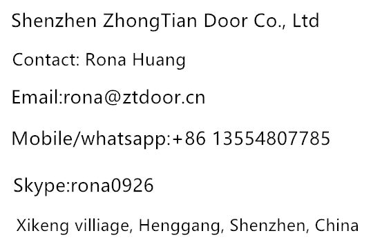 Shenzhen ZhongTian Door Co.,Ltd